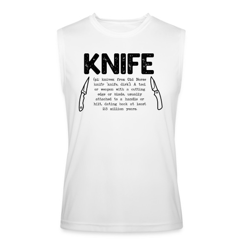 Knife Definition - Men’s Performance Sleeveless Shirt