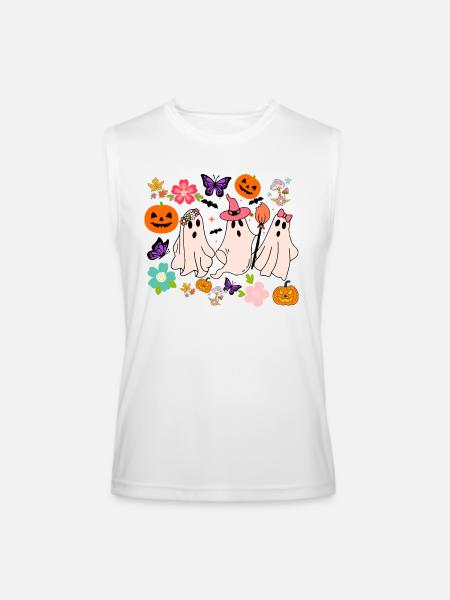 1 - Men’s Performance Sleeveless Shirt - white