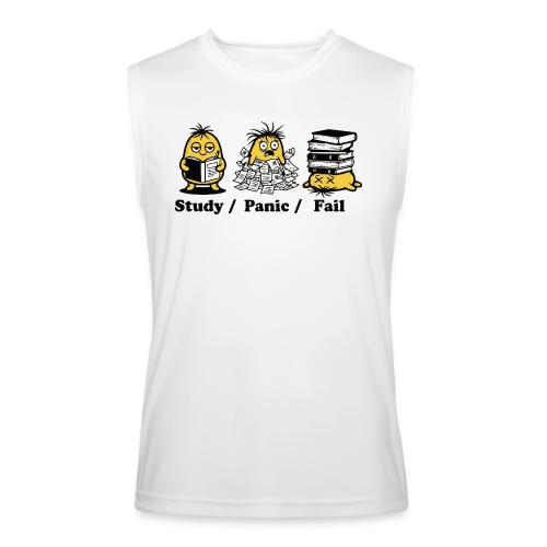 Funny Student Study Panic Fail Back To School - Men’s Performance Sleeveless Shirt