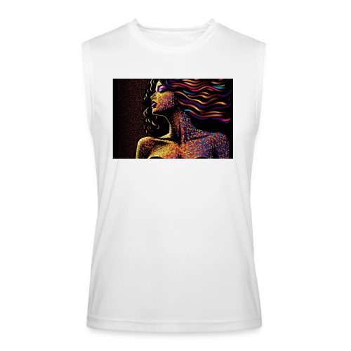 Dazzling Night - Colorful Abstract Portrait - Men’s Performance Sleeveless Shirt