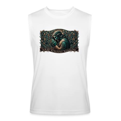 Easter Not My Will Gethsemane T Shirt, Bro Gift - Men’s Performance Sleeveless Shirt