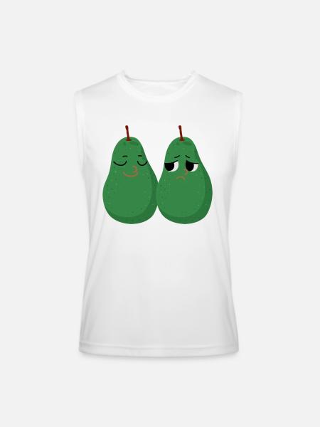 AVOCADO - Men’s Performance Sleeveless Shirt - white