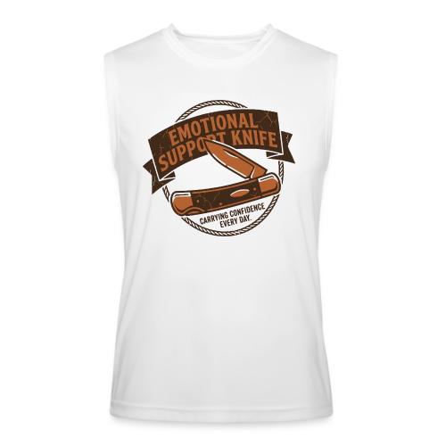Emotional Support Knife - Funny EDC Pocket Knife - Men’s Performance Sleeveless Shirt