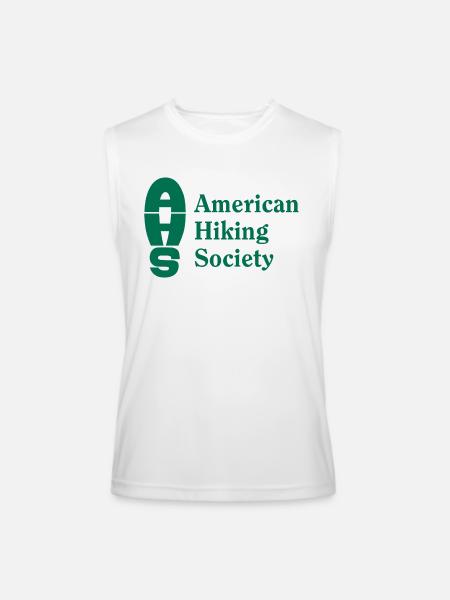 AHS logo green - Men’s Performance Sleeveless Shirt - white