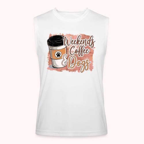 Weekends Coffee And Dogs - Men’s Performance Sleeveless Shirt