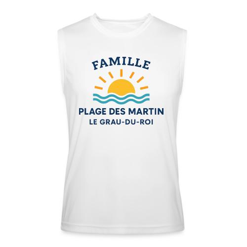 Family Beach Shirt – Plage des Martin Design - Men’s Performance Sleeveless Shirt