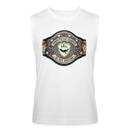 Nap Champion Belt T Shirt - Men’s Performance Sleeveless Shirt