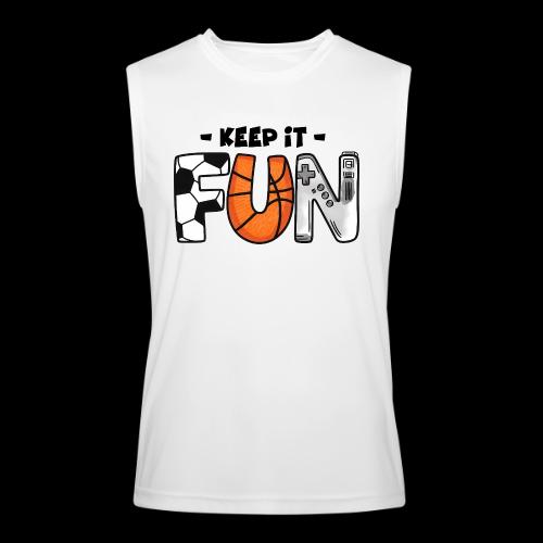 Keep It Fun: Sports & Gaming - Men’s Performance Sleeveless Shirt