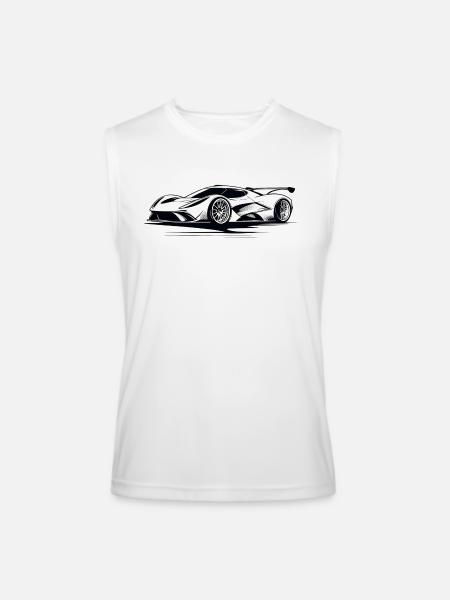 Velocity GT - Men’s Performance Sleeveless Shirt - white