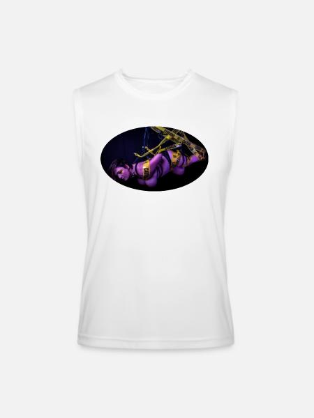 Toxic - Men’s Performance Sleeveless Shirt - white