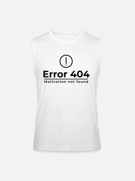Error code 404 - Men’s Performance Sleeveless Shirt - white