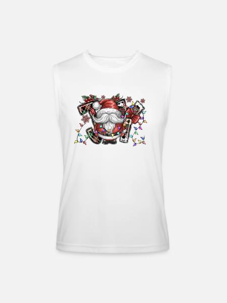 Joy - Men’s Performance Sleeveless Shirt - white - Front