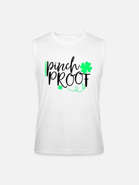 Pinch Proof - Men’s Performance Sleeveless Shirt - white