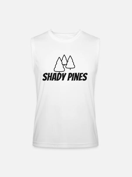 Shady Pines - Men’s Performance Sleeveless Shirt - white