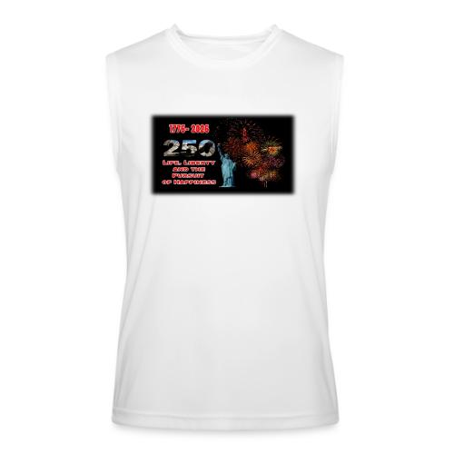1776 - 2026 - 250 Years USA | Fireworks - Men’s Performance Sleeveless Shirt