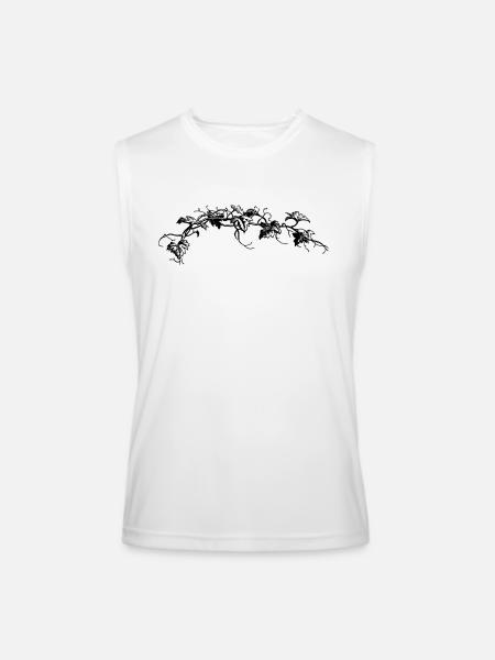 Vine - Men’s Performance Sleeveless Shirt - white