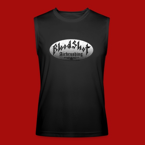 BloodShot Logo Black/White - Men’s Performance Sleeveless Shirt