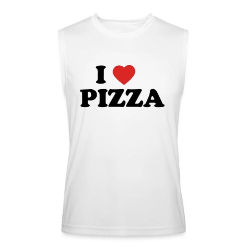 i heart pizza 2 color - Men’s Performance Sleeveless Shirt