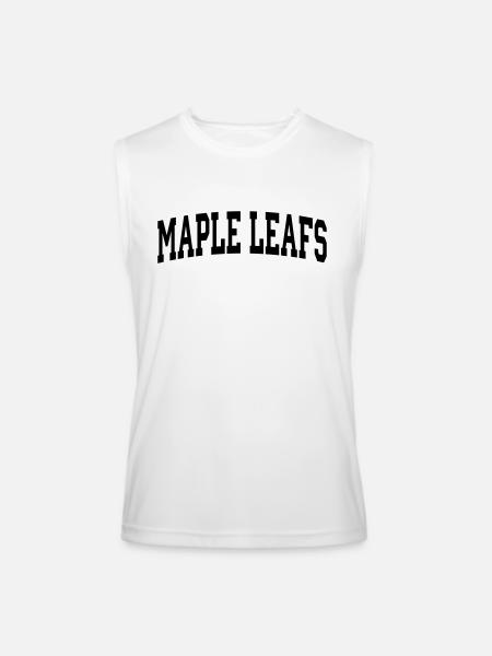 Maple Leafs-block - Men’s Performance Sleeveless Shirt - white