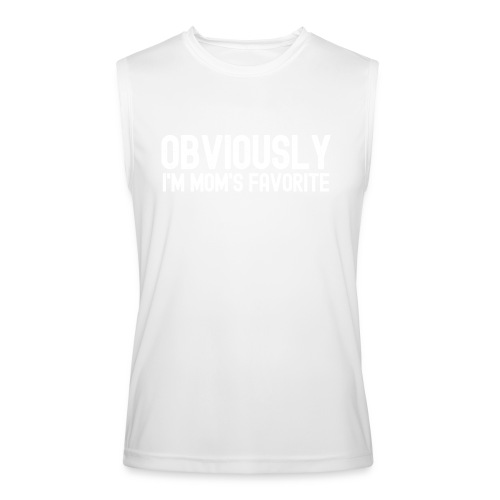 Obviously I'm Mom's favorite (distressed) - Men’s Performance Sleeveless Shirt