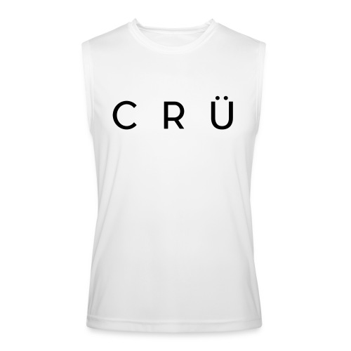 CRU text - Men’s Performance Sleeveless Shirt