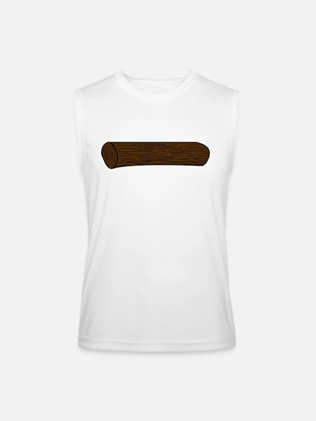 Log - Men’s Performance Sleeveless Shirt - white