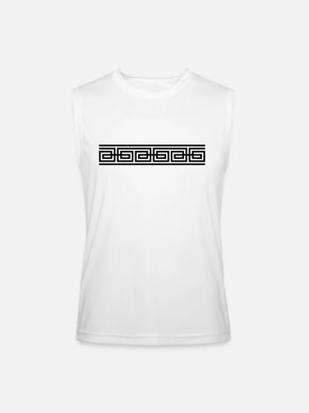 Ornament design cool - Men’s Performance Sleeveless Shirt - white