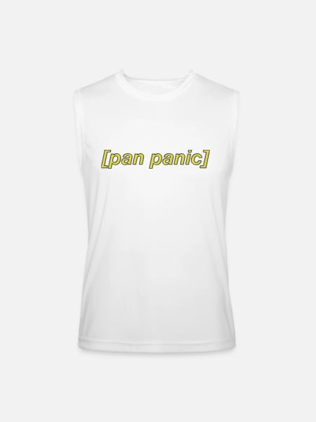 Pan Panic Subtitles - Men’s Performance Sleeveless Shirt - white