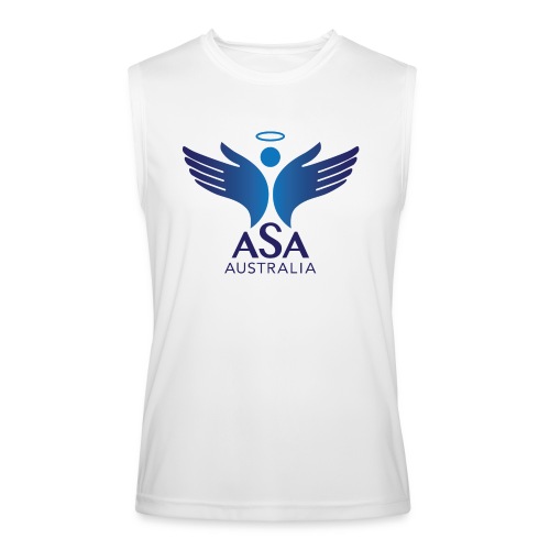 3459 Angelman Logo AUSTRALIA FA CMYK - Men’s Performance Sleeveless Shirt