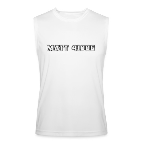 new Matt logo - Men’s Performance Sleeveless Shirt
