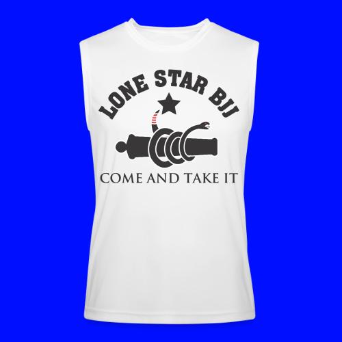 Lone Star BJJ - Come and Take It - Black and Red - Men’s Performance Sleeveless Shirt