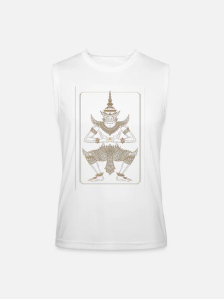 Golden Dancer Guardian - Men’s Performance Sleeveless Shirt - white