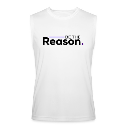 Be the Reason Logo (Black) - Men’s Performance Sleeveless Shirt