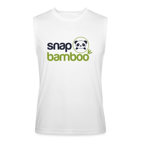 Snap Bamboo Square Logo Branded - Men’s Performance Sleeveless Shirt