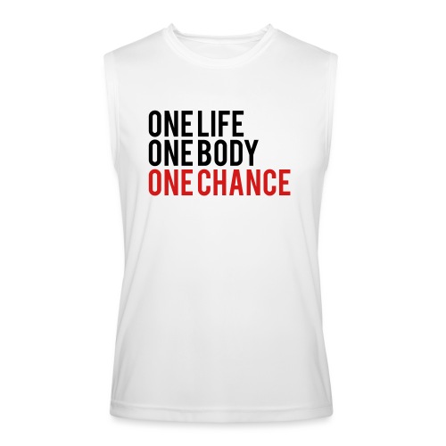 One Life One Body One Chance - Men’s Performance Sleeveless Shirt