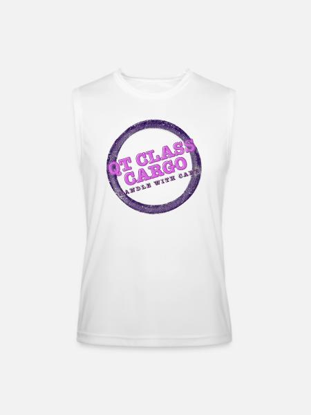 Cutie Class - Men’s Performance Sleeveless Shirt - white