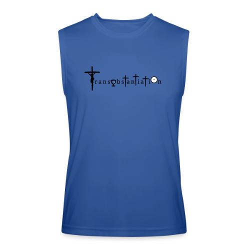 Transubstantiation Black Letters - Men’s Performance Sleeveless Shirt