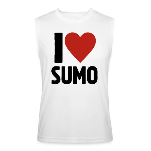 I Love Sumo – Bold Minimalist Sumo Wrestling Fan - Men’s Performance Sleeveless Shirt