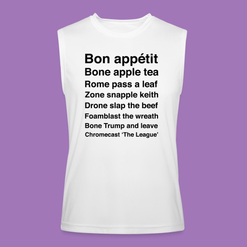 Bone apple tea - Men’s Performance Sleeveless Shirt