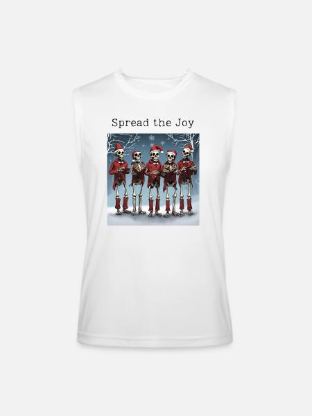 Spread the Joy - Men’s Performance Sleeveless Shirt - white - Front