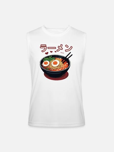 Ramen - Men’s Performance Sleeveless Shirt - white