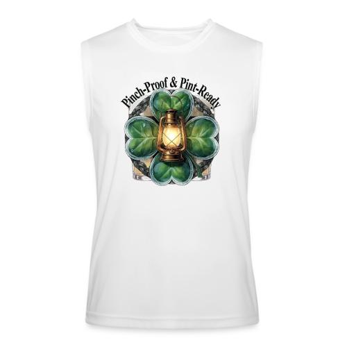 Pinch-Proof Lantern Clover T-Shirt - Men’s Performance Sleeveless Shirt