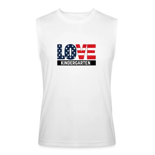 Love Kindergarten Patriotic Graduation - Men’s Performance Sleeveless Shirt