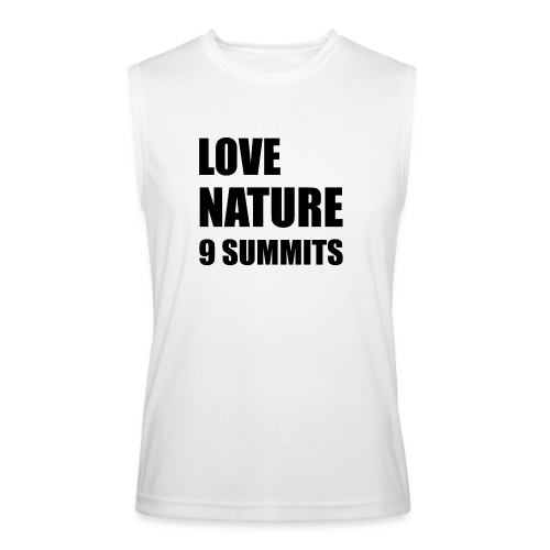 LOVE NATURE - 9 MOTTOS OF 9 SUMMITS - Men’s Performance Sleeveless Shirt