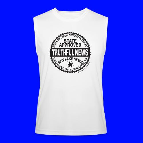 Truthful News FCC Seal - Men’s Performance Sleeveless Shirt