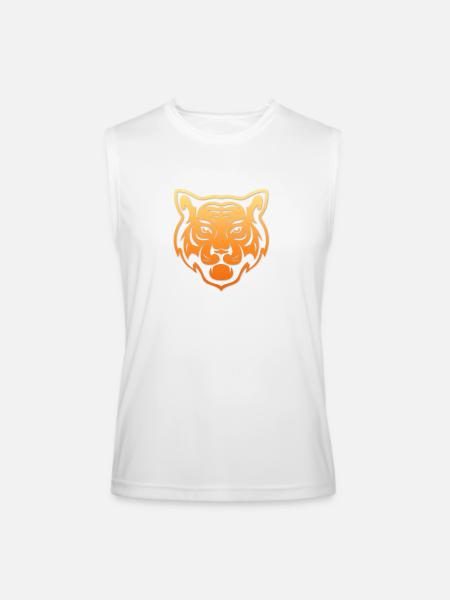 40 tiger - Men’s Performance Sleeveless Shirt - white