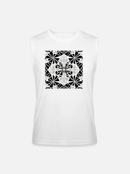 Beautiful ornament - Men’s Performance Sleeveless Shirt - white