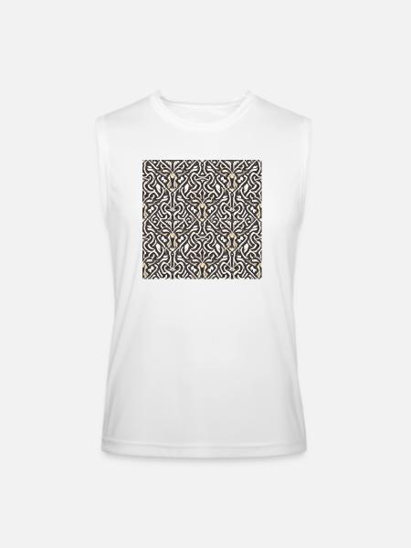 Ornament pattern - Men’s Performance Sleeveless Shirt - white