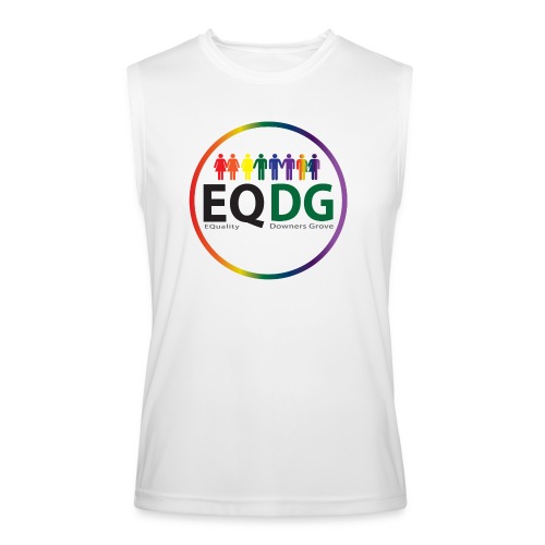 EQDG circle logo - Men’s Performance Sleeveless Shirt