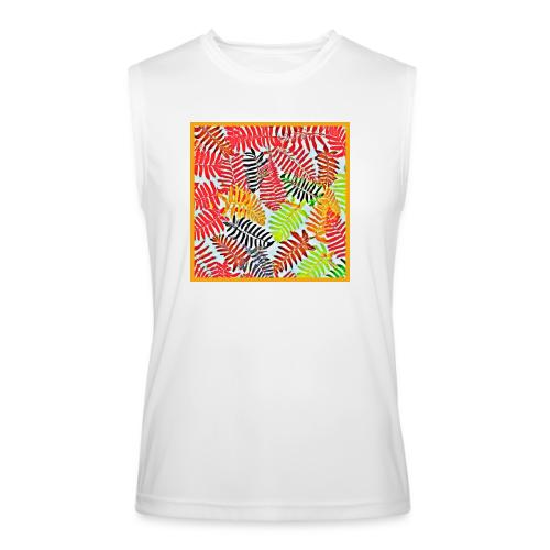 Chic Leaves Artistic Spectrum - Men’s Performance Sleeveless Shirt